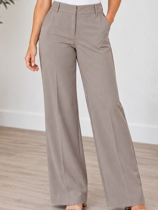 The Limited Pants - PA43 Limited Cassidy Trouser Mid Rise Pockets VTG Corporate Sleek Professional
